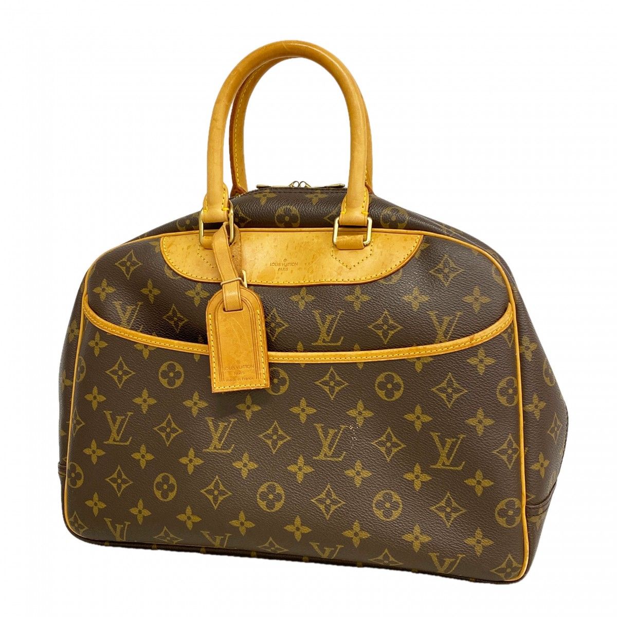 Louis Vuitton Handbag Monogram Deauville Brown