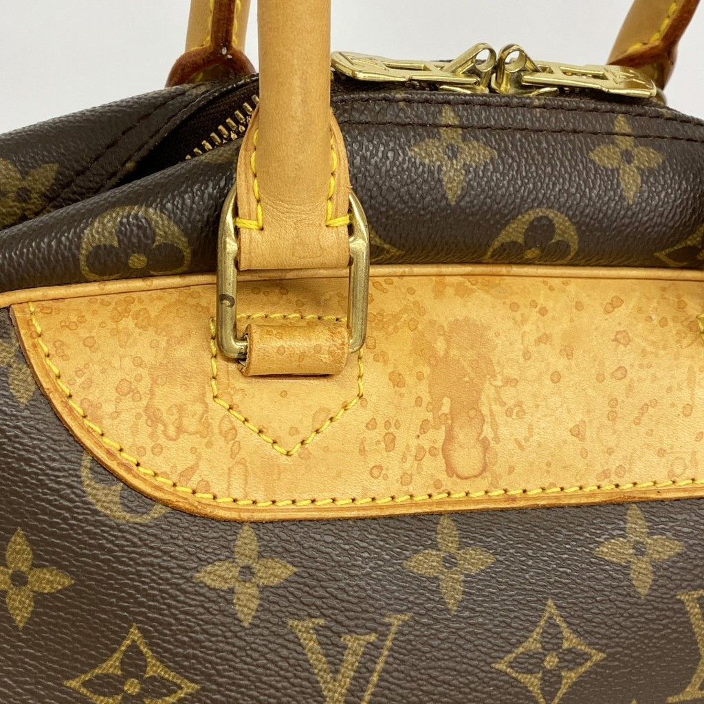 Louis Vuitton Handbag Monogram Deauville Brown — view 6