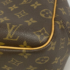 Louis Vuitton Handbag Monogram Deauville Brown — view 9