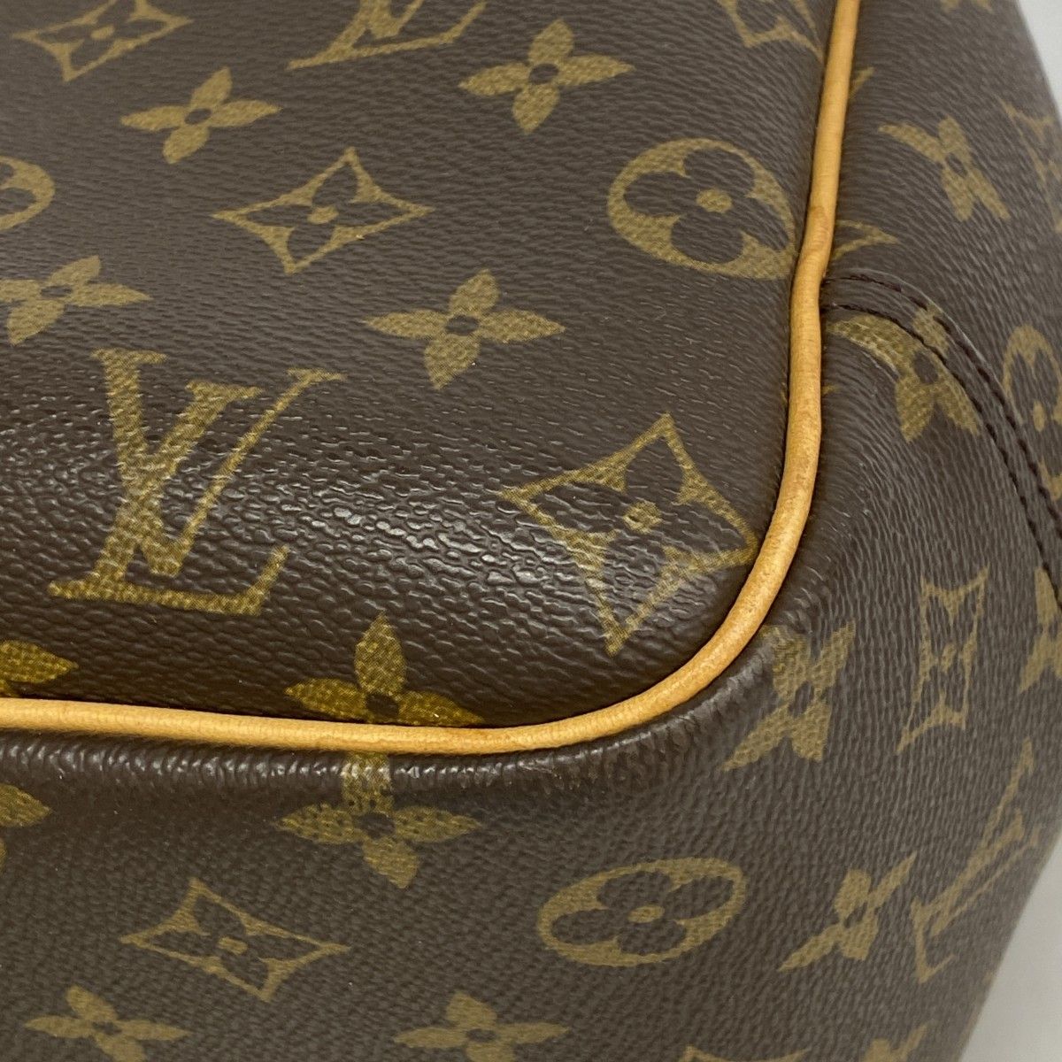 Louis Vuitton Handbag Monogram Deauville Brown — view 9