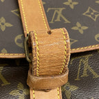 Louis Vuitton Shoulder Bag Monogram Saumur 35 Brown — view 7