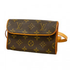 Louis Vuitton Waist Bag Monogram Pochette Florentine Brown