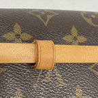 Louis Vuitton Waist Bag Monogram Pochette Florentine Brown — view 9