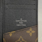 Louis Vuitton Card Case Monogram Macassar Organizer de Poche Brown Black — view 4