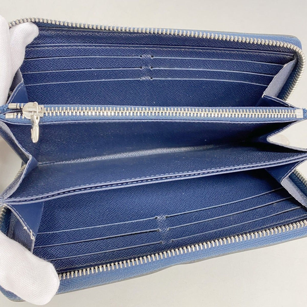 Louis Vuitton Wallet Epi Zippy Andigo Blue — view 3