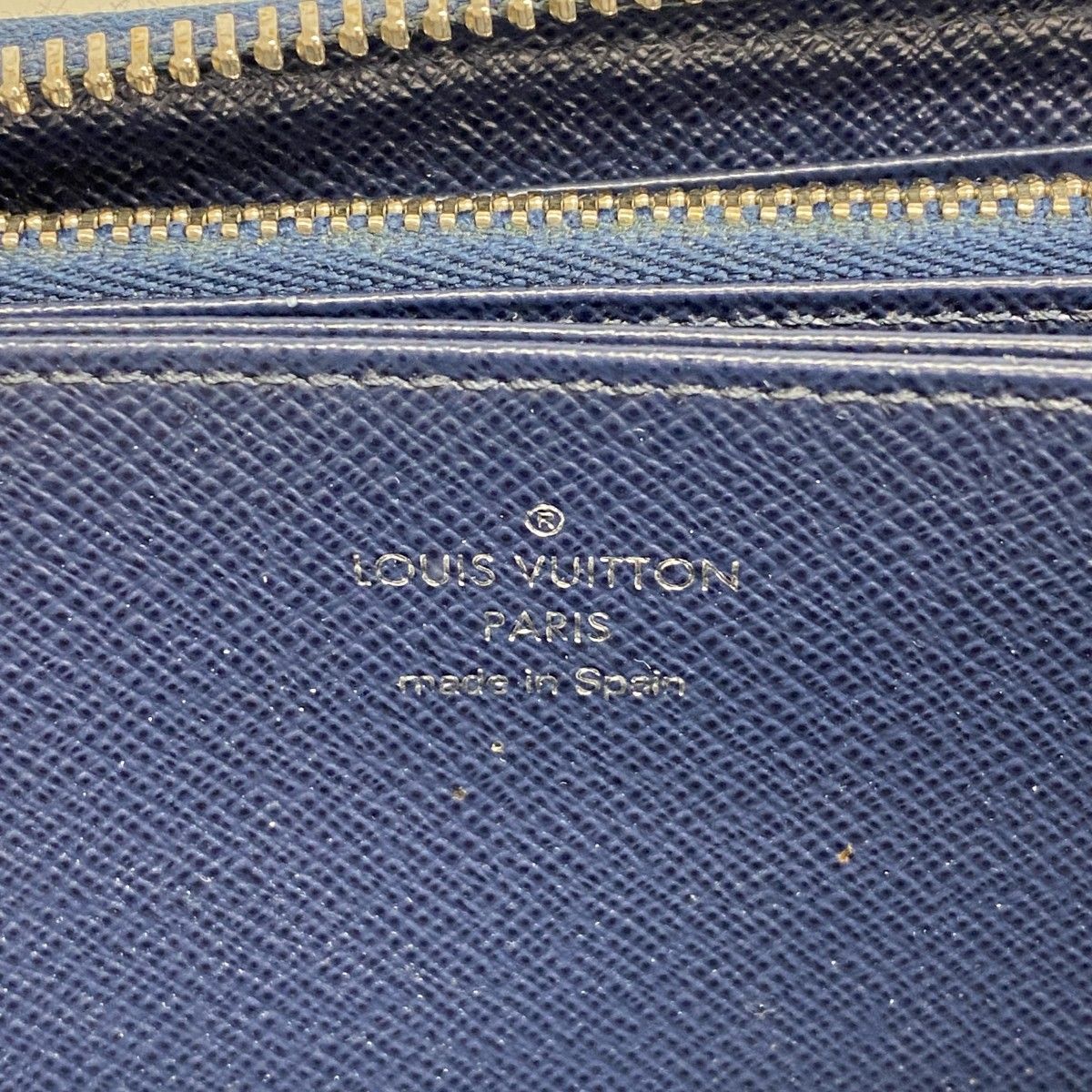 Louis Vuitton Wallet Epi Zippy Andigo Blue — view 4