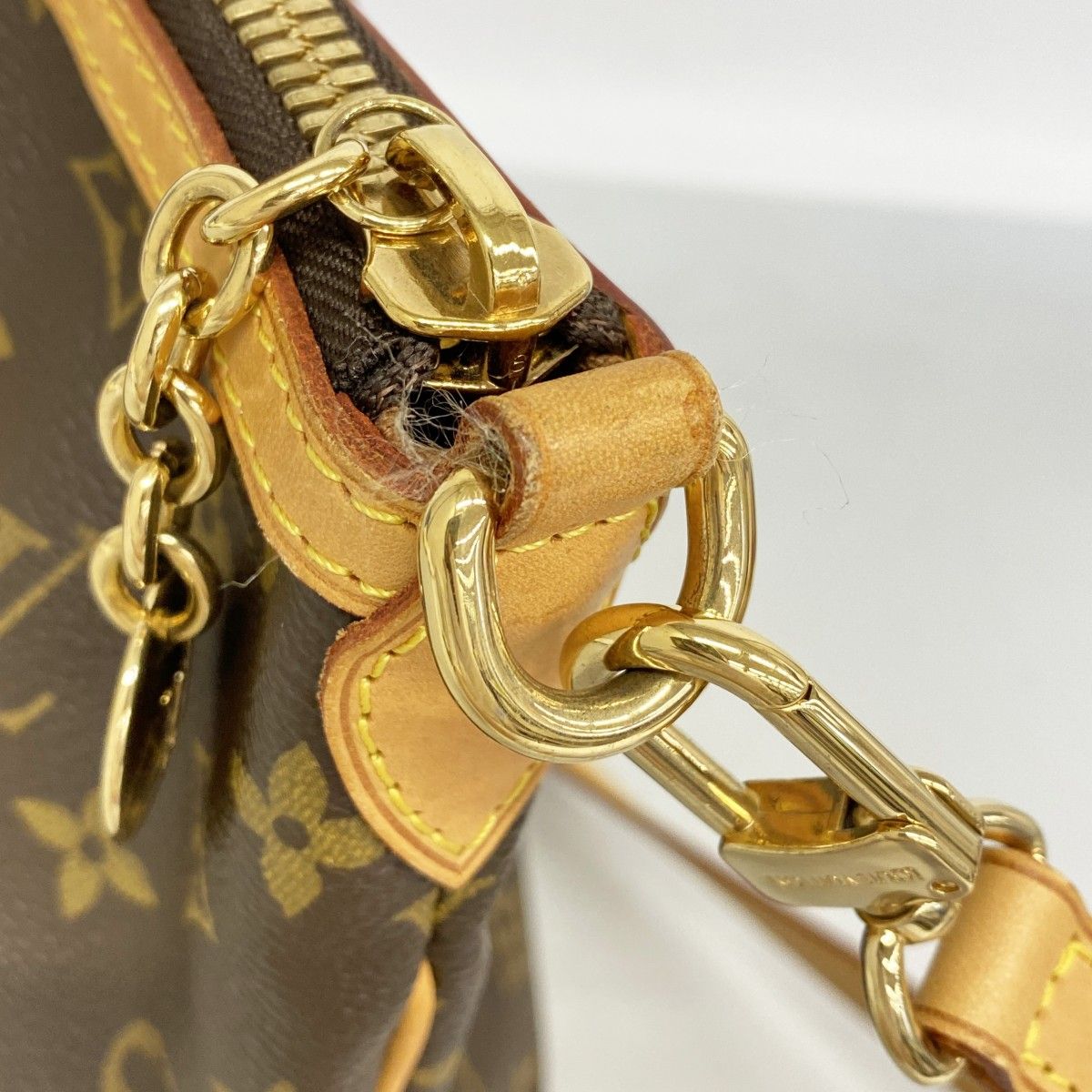 Louis Vuitton Handbag Monogram Palermo PM Brown 2-Way — view 6
