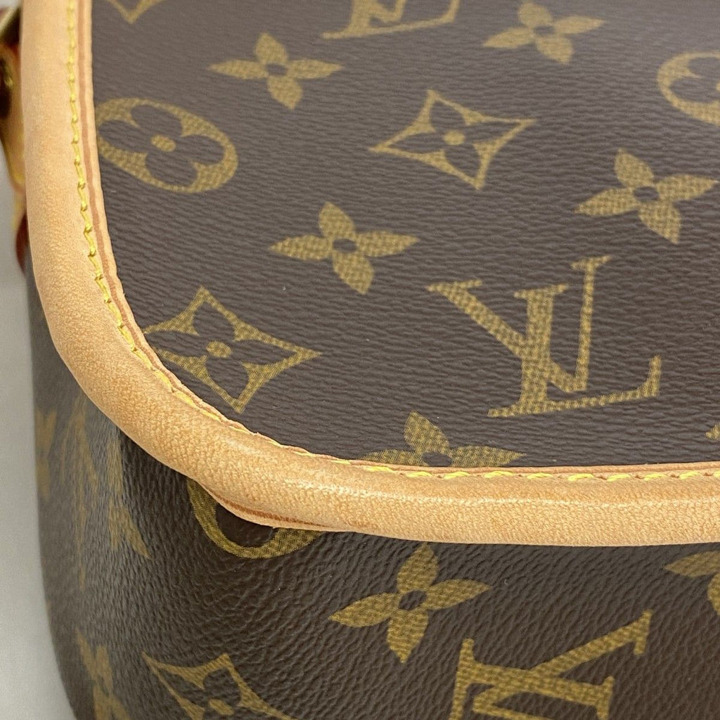 Louis Vuitton Shoulder Bag Monogram Sologne Brown — view 7