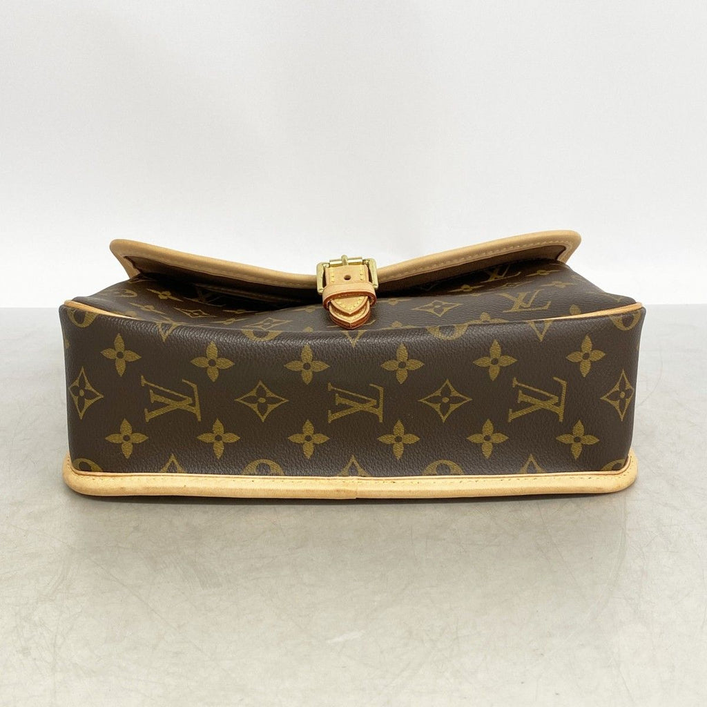 Louis Vuitton Shoulder Bag Monogram Sologne Brown — view 3