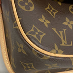 Louis Vuitton Shoulder Bag Monogram Sologne Brown — view 6