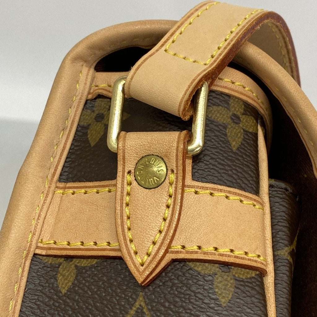 Louis Vuitton Shoulder Bag Monogram Sologne Brown — view 9