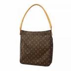 Louis Vuitton Shoulder Bag Monogram Looping GM Brown