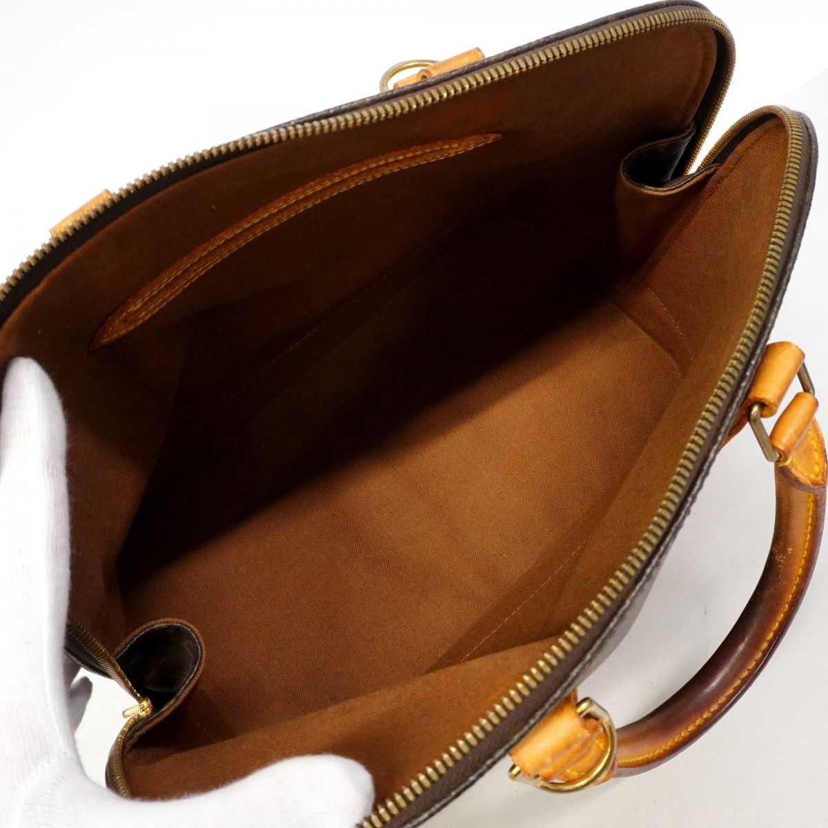 Louis Vuitton Handbag Monogram Alma Brown — view 4