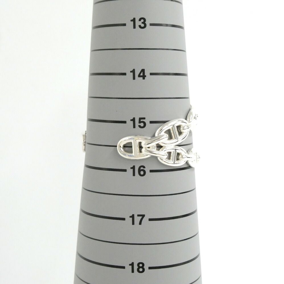 Hermes Bracelet Chaine D'ancre Enchainee Double Silver — view 9