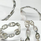 Hermes Bracelet Chaine D'ancre Enchainee Double Silver — view 7