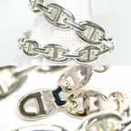 Hermes Bracelet Chaine D'ancre Enchainee Double Silver — view 8
