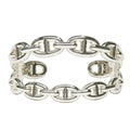Hermes Bracelet Chaine D'ancre Enchainee Double Silver