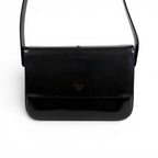 Prada Gradient Mirror Calf Leather Shoulder Bag Gray Black — view 4