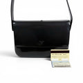 Prada Gradient Mirror Calf Leather Shoulder Bag Gray Black