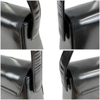 Prada Gradient Mirror Calf Leather Shoulder Bag Gray Black — view 8