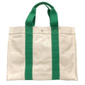 Hermes Bora GM Tote Cotton Canvas Unbleached Green