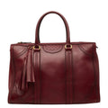 Gucci Micro Guccissima Boston Bag Wine Red Bordeaux Leather