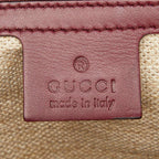 Gucci Micro Guccissima Boston Bag Wine Red Bordeaux Leather — view 9
