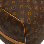 Louis Vuitton Monogram Keepall Bandouliere 60 Boston Bag 2-Way Brown Leather — view 5