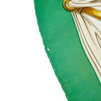 Hermes Carre 90 Etriers Scarf Green Multicolor Silk — view 4