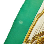 Hermes Carre 90 Etriers Scarf Green Multicolor Silk — view 6