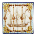 Hermes Carre 90 Tribord Scarf Multicolor Silk