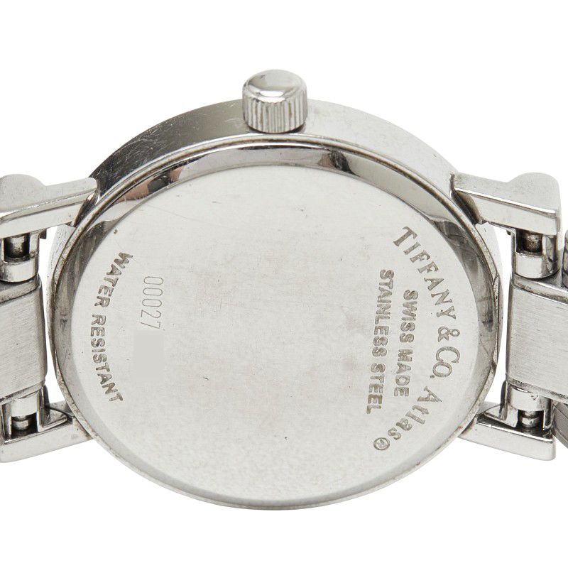 Tiffany & Co Atlas Watch White Silver Stainless Steel — view 6