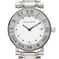 Tiffany & Co Atlas Watch White Silver Stainless Steel