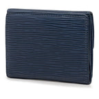 Louis Vuitton Epi L'Adoree Coin Case Card Miltille Blue Leather — view 2