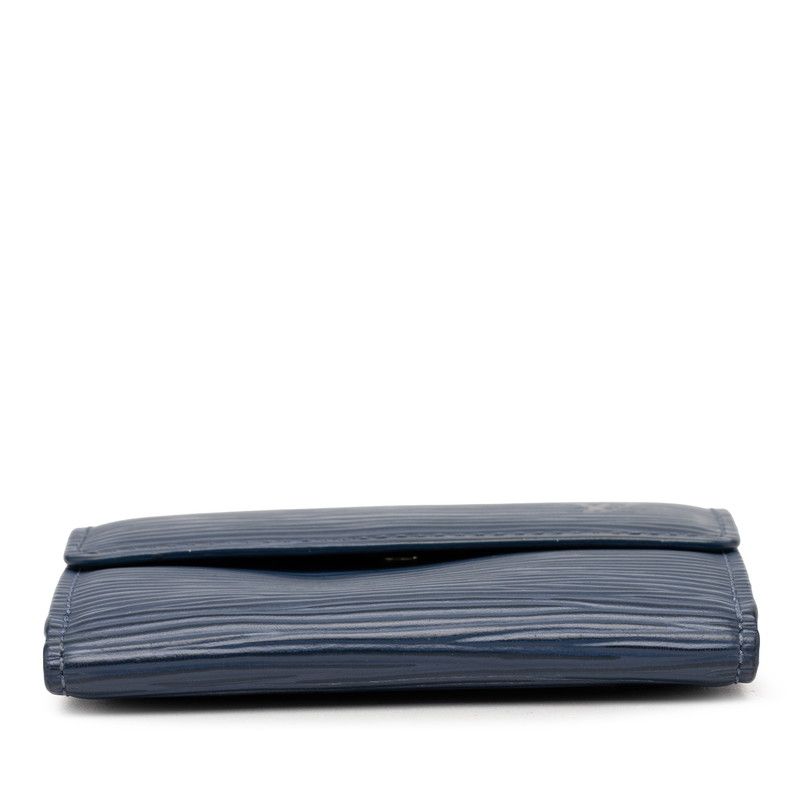 Louis Vuitton Epi L'Adoree Coin Case Card Miltille Blue Leather — view 3