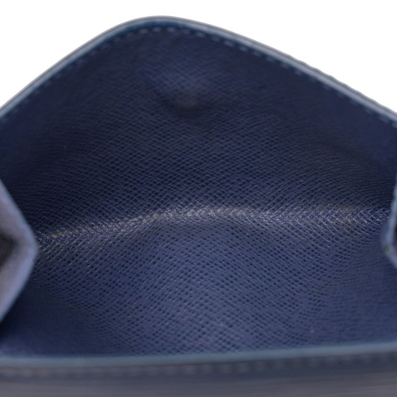 Louis Vuitton Epi L'Adoree Coin Case Card Miltille Blue Leather — view 5