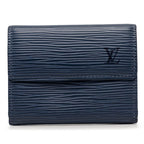 Louis Vuitton Epi L'Adoree Coin Case Card Miltille Blue Leather