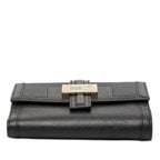 Gucci Logo Bifold Wallet Black Leather — view 3