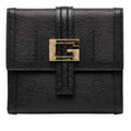Gucci Logo Bifold Wallet Black Leather