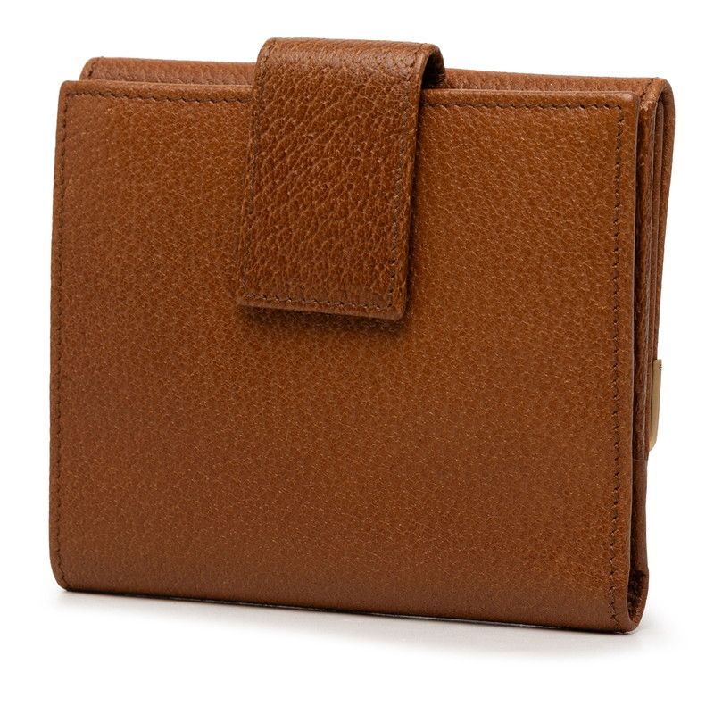 Gucci Bifold Wallet Brown Leather — view 2