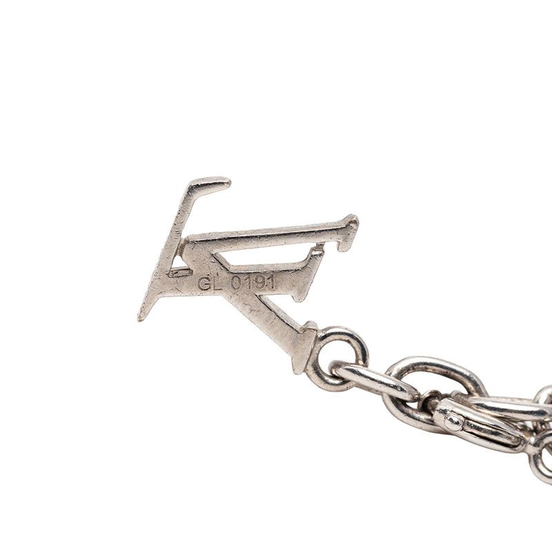 Louis Vuitton Bracelet Gambling Silver Black Metal — view 5