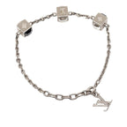 Louis Vuitton Bracelet Gambling Silver Black Metal — view 3