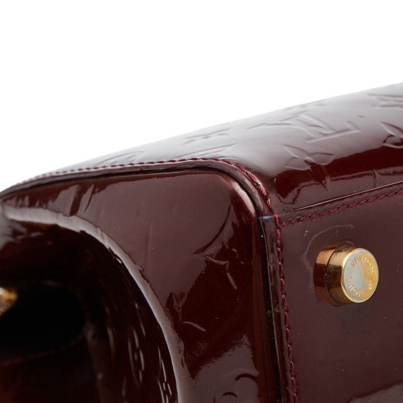 Louis Vuitton Monogram Vernis Blair MM 2-Way Shoulder Bag Rouge Fauvist Wine — view 6