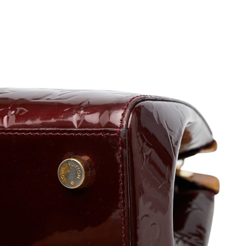 Louis Vuitton Monogram Vernis Blair MM 2-Way Shoulder Bag Rouge Fauvist Wine — view 7