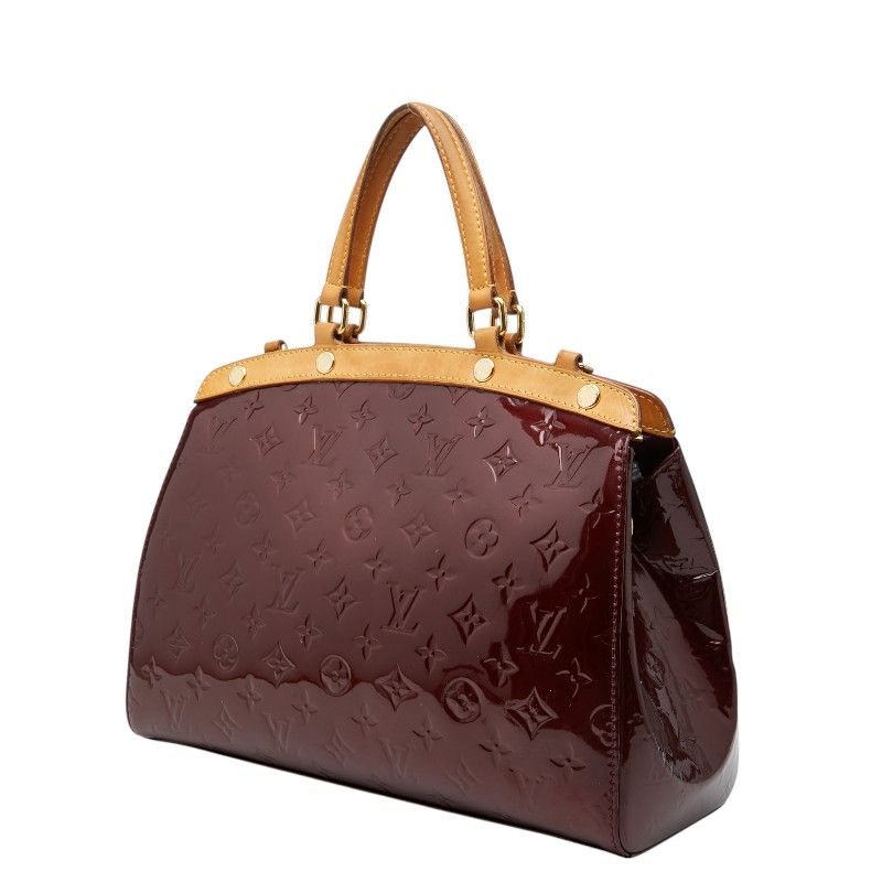 Louis Vuitton Monogram Vernis Blair MM 2-Way Shoulder Bag Rouge Fauvist Wine — view 2