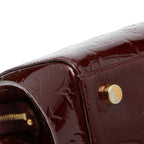 Louis Vuitton Monogram Vernis Blair MM 2-Way Shoulder Bag Rouge Fauvist Wine — view 5