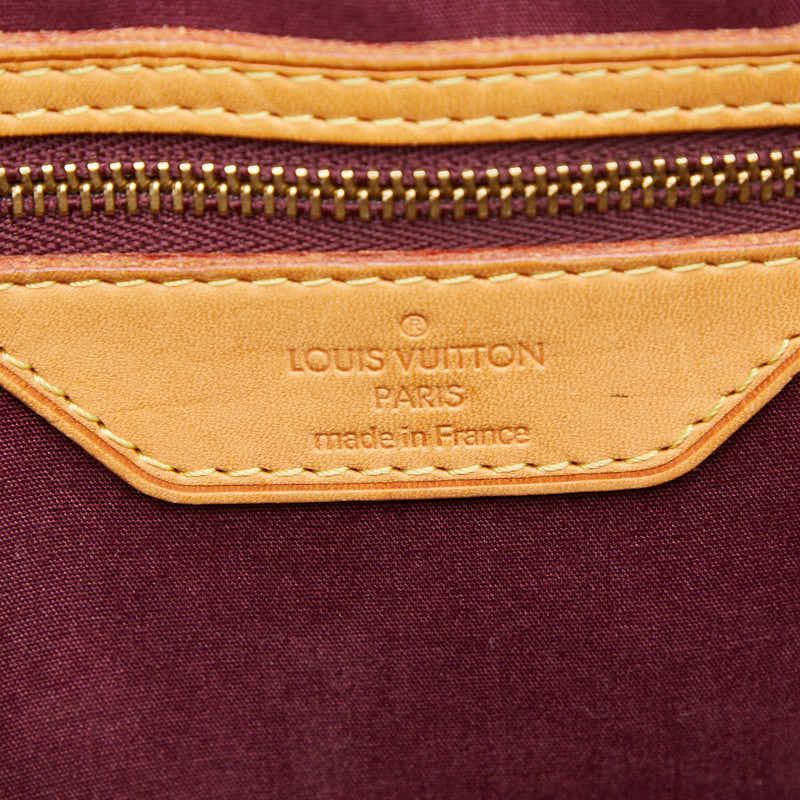 Louis Vuitton Monogram Vernis Blair MM 2-Way Shoulder Bag Rouge Fauvist Wine — view 9