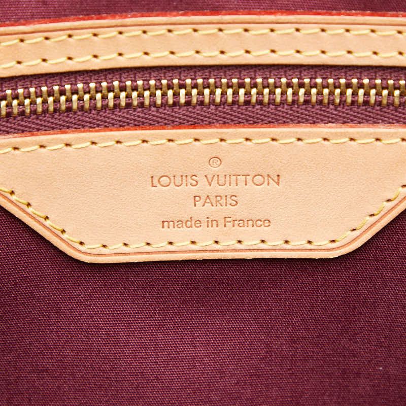 Louis Vuitton Monogram Vernis Blair GM Handbag Rouge Fauvist Wine Red Patent — view 9