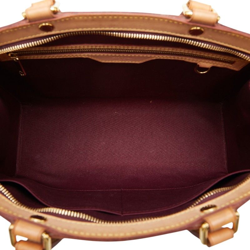 Louis Vuitton Monogram Vernis Blair GM Handbag Rouge Fauvist Wine Red Patent — view 8