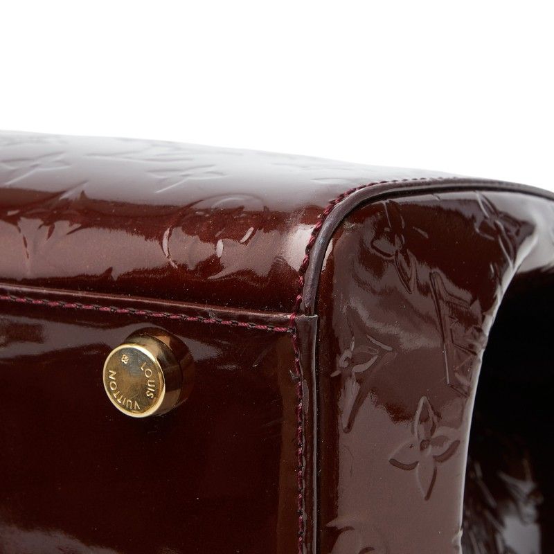 Louis Vuitton Monogram Vernis Blair GM Handbag Rouge Fauvist Wine Red Patent — view 6